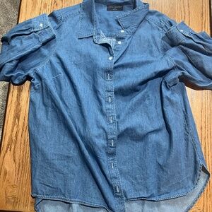 Denim work shirt lane Bryant